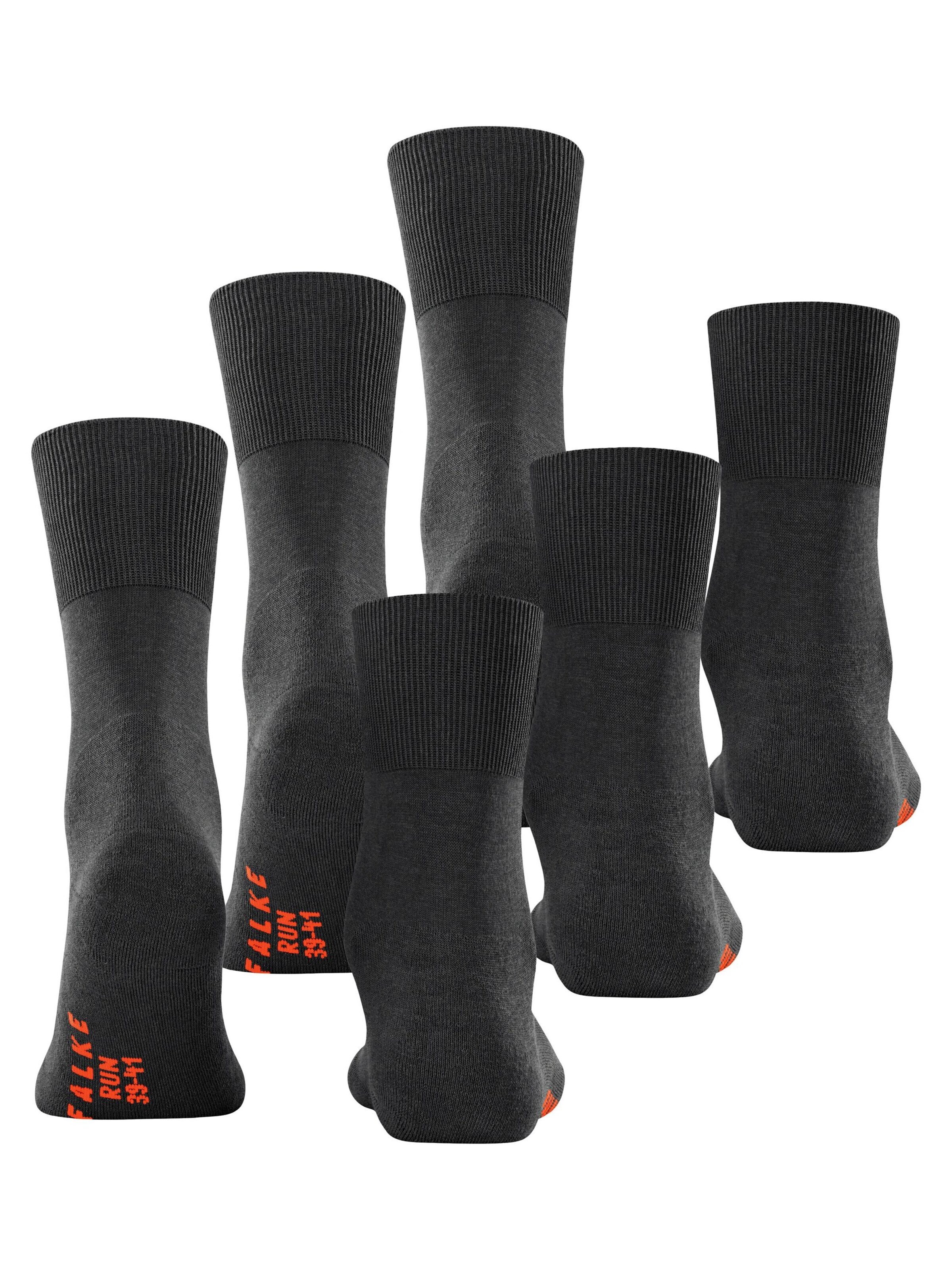 FALKE Socken 'Run 3-Pack'‌‌‌ in Grau