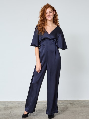 SISTERS POINT Jumpsuit 'GISELA' in Blau: Vorderseite