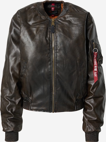 ALPHA INDUSTRIES Демисезонная куртка 'MA-1 FL' в Коричневый: спереди