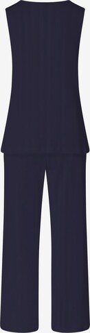 Hanro Pyjama ' Simone ' in Blauw