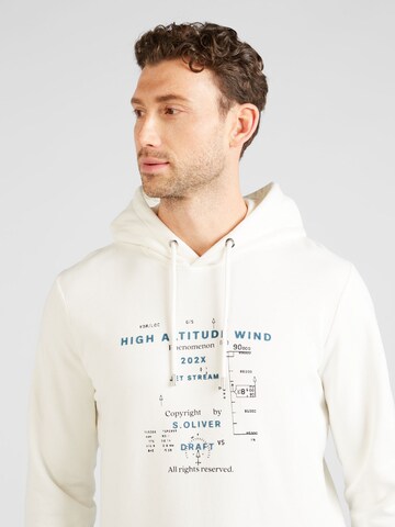 s.Oliver Sweatshirt in Wit