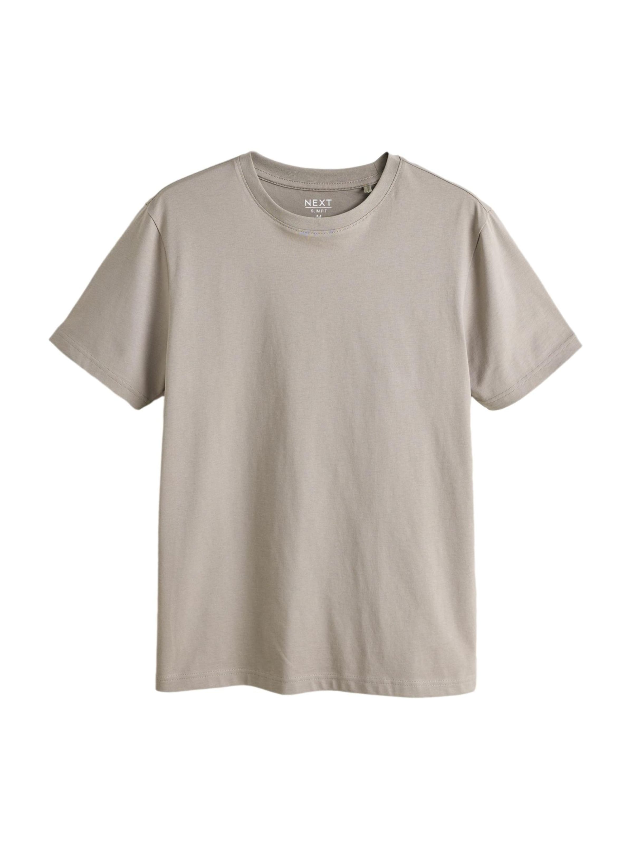 Next T-shirt i beige: framsida