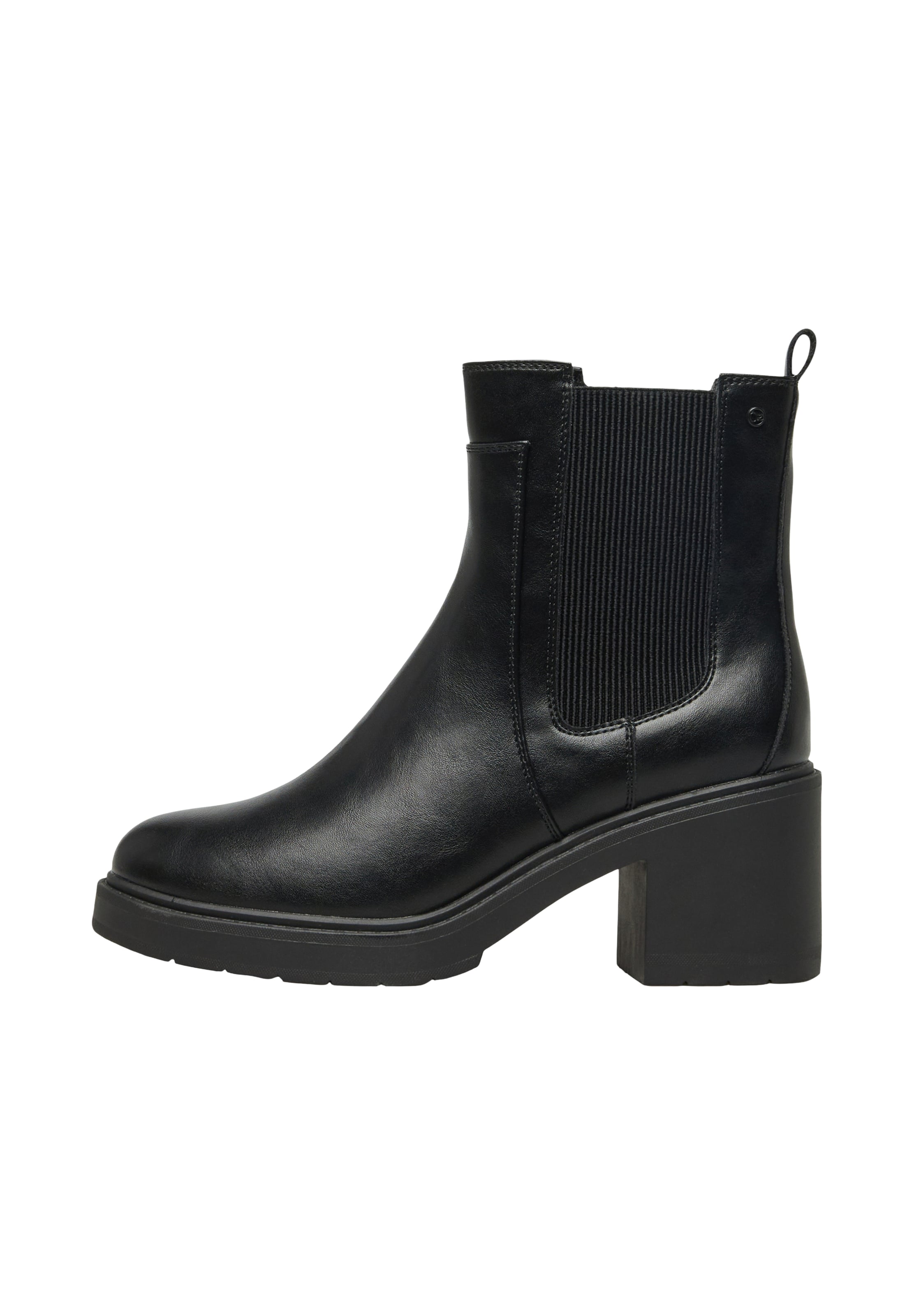 Stivaletto di s.Oliver in nero: frontale