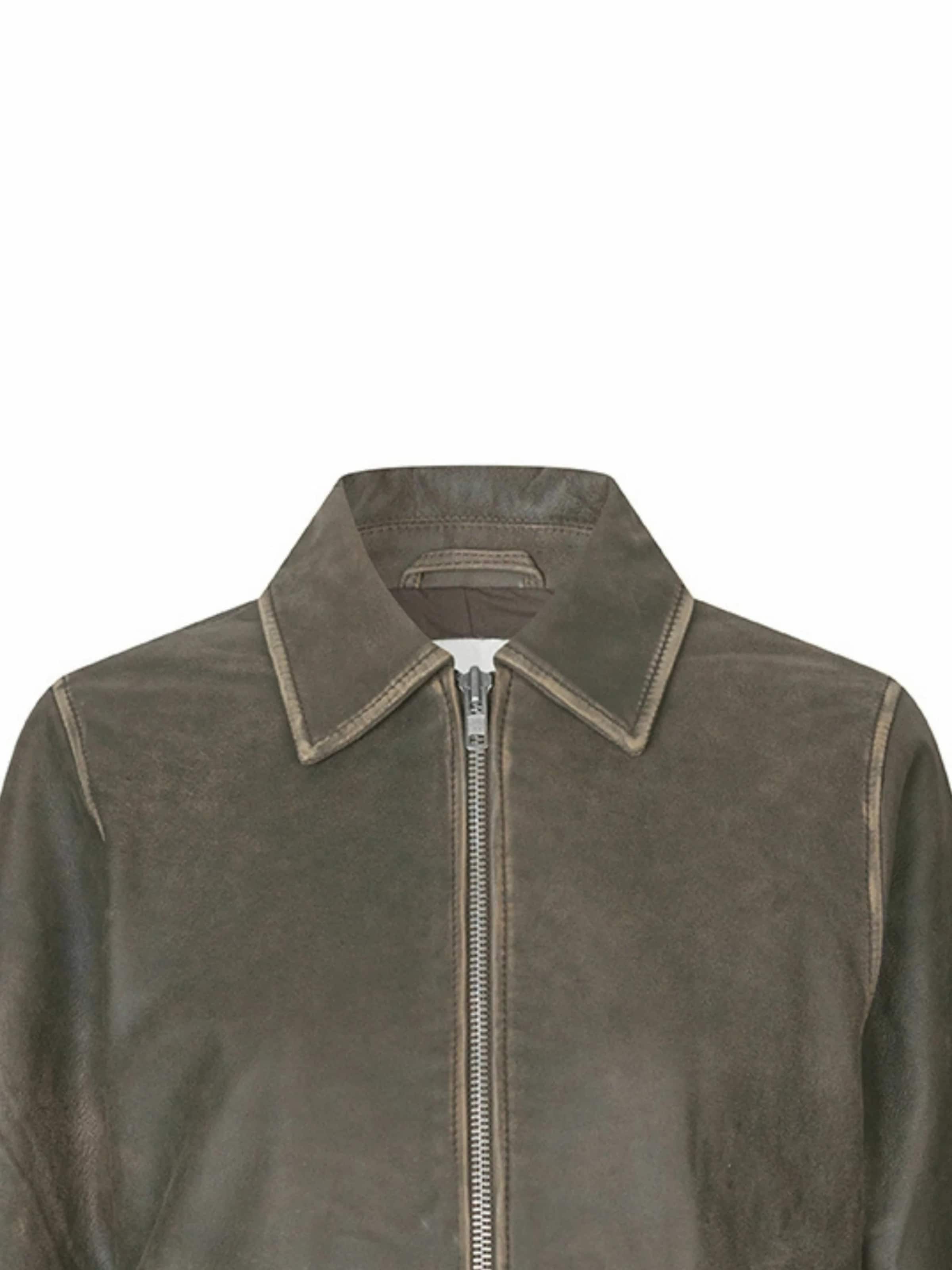 modström Välikausitakki ' Nimamd ' värissä vihreä: etupuoli