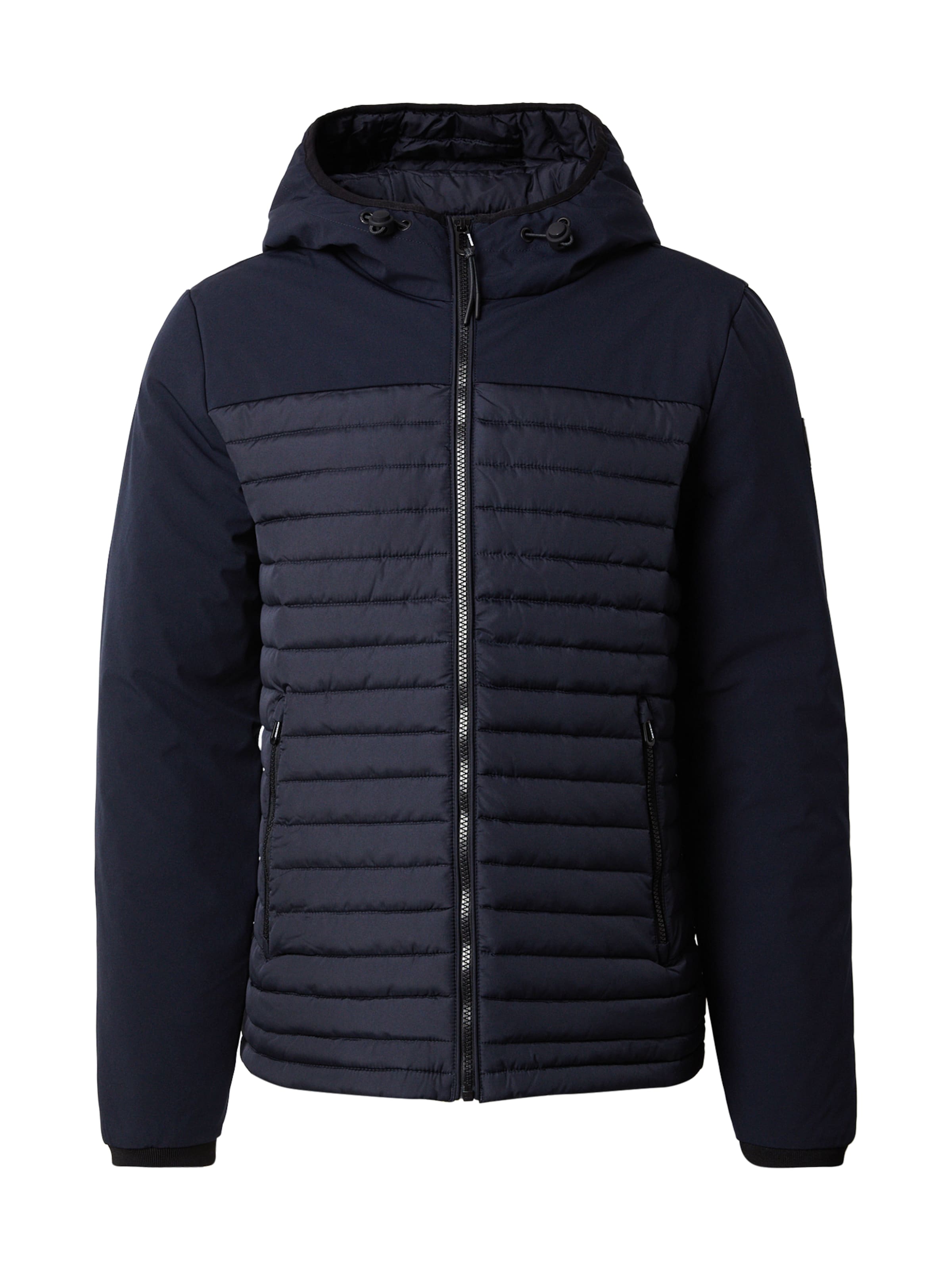 No Excess Between-Season Jacket in Blue: front