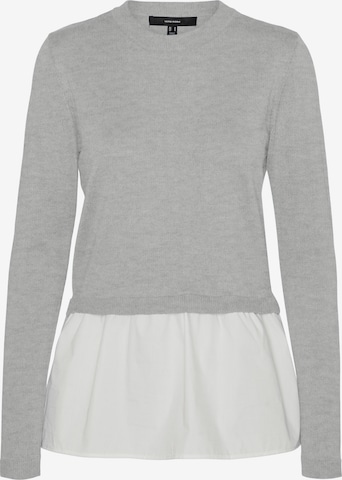 VERO MODA Trui 'JOSE' in Grijs: voorkant