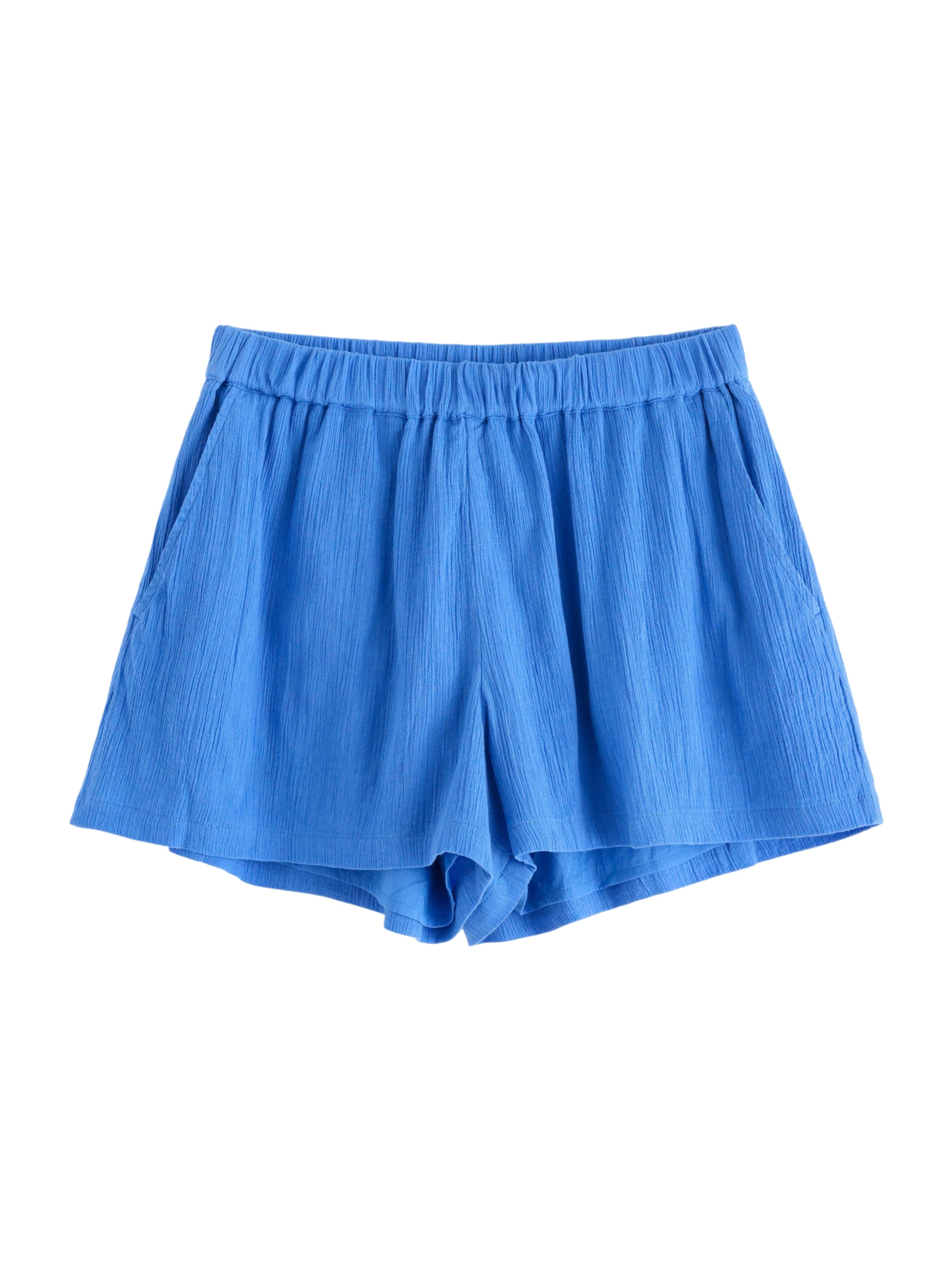 Lindex Loosefit Shorts 'Amina' in Blau: Vorderseite