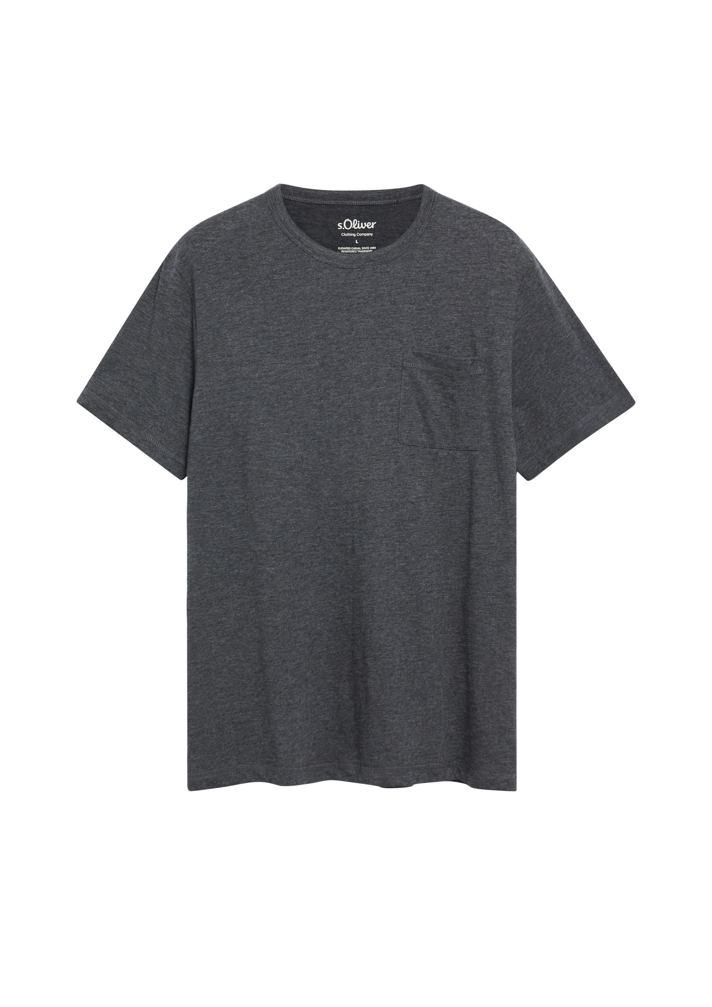 s.Oliver T-Shirt in Grau: Vorderseite