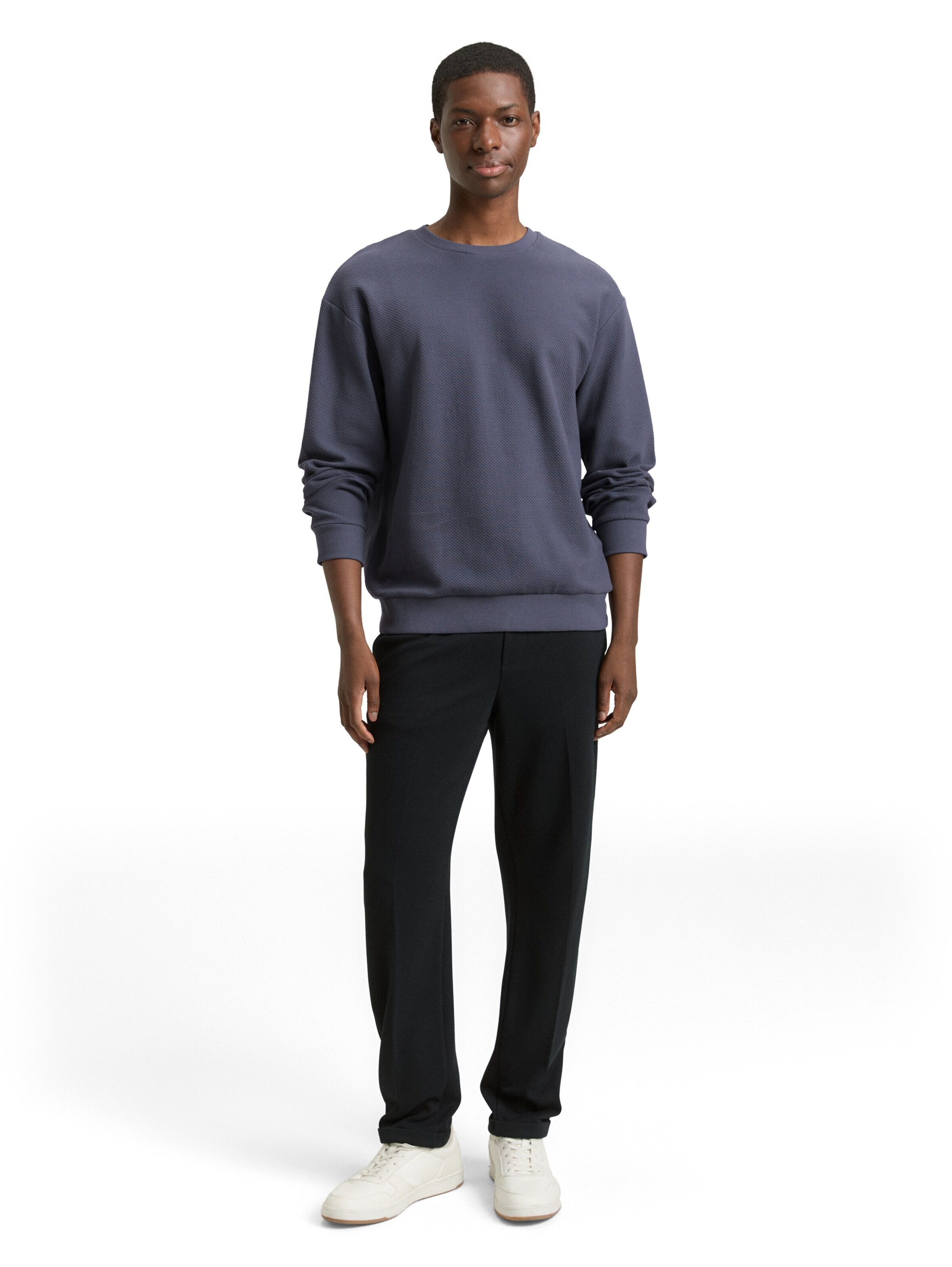 TOM TAILOR DENIM Sweatshirt in Grau