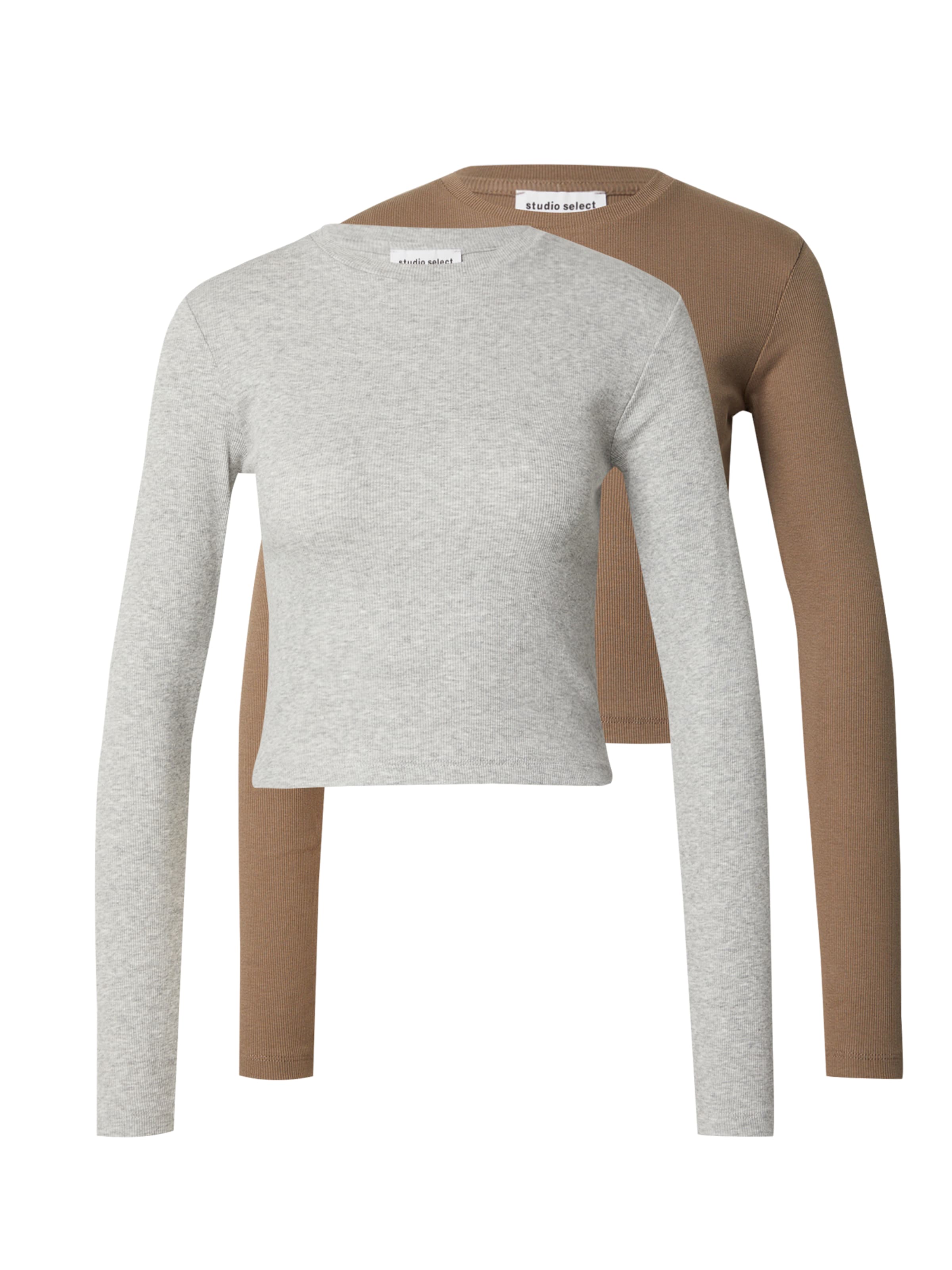 studioselect Tričko 'Betty' – hnědá: přední strana