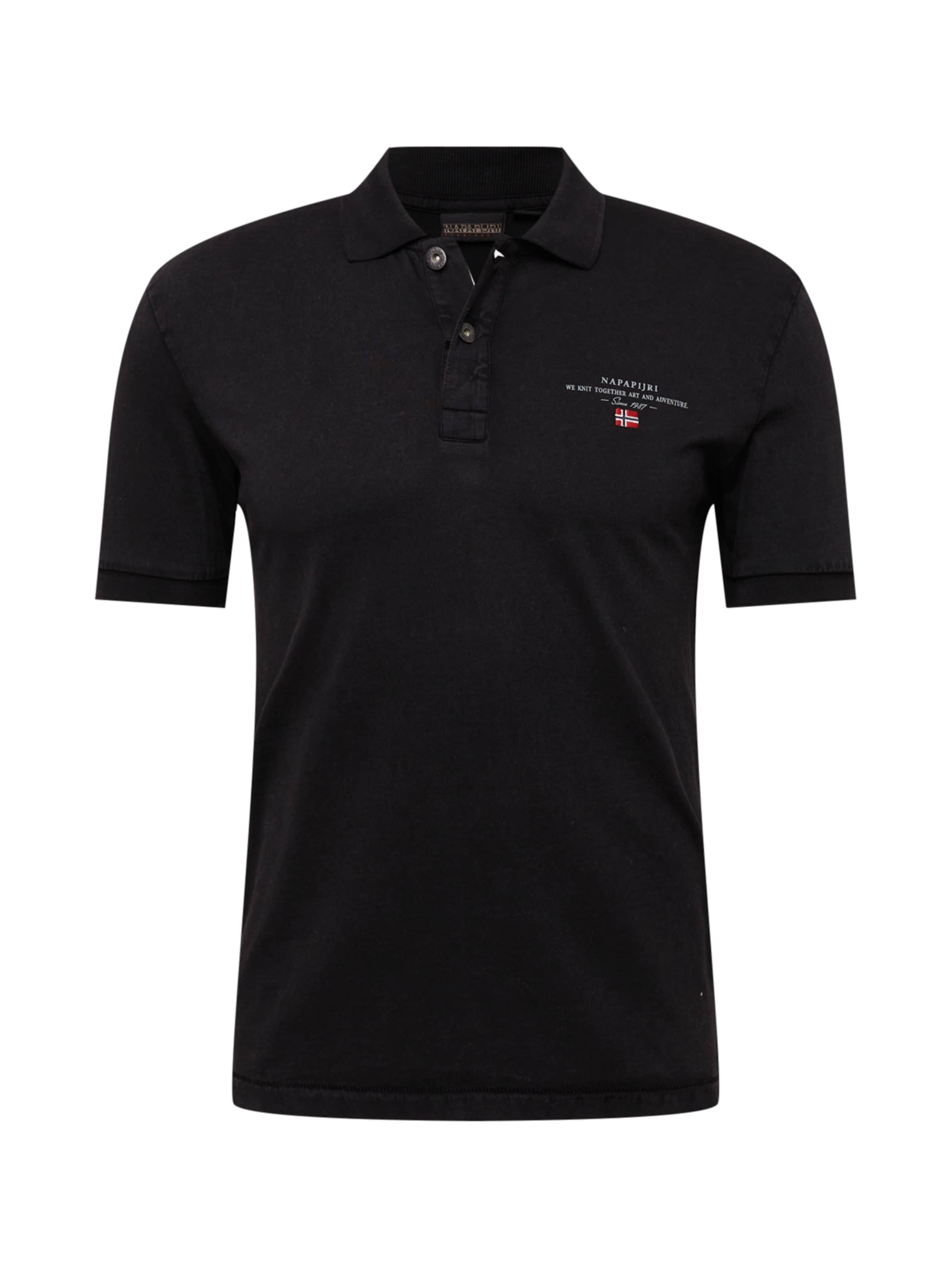 NAPAPIJRI Shirt 'Elbas' in Zwart: voorkant