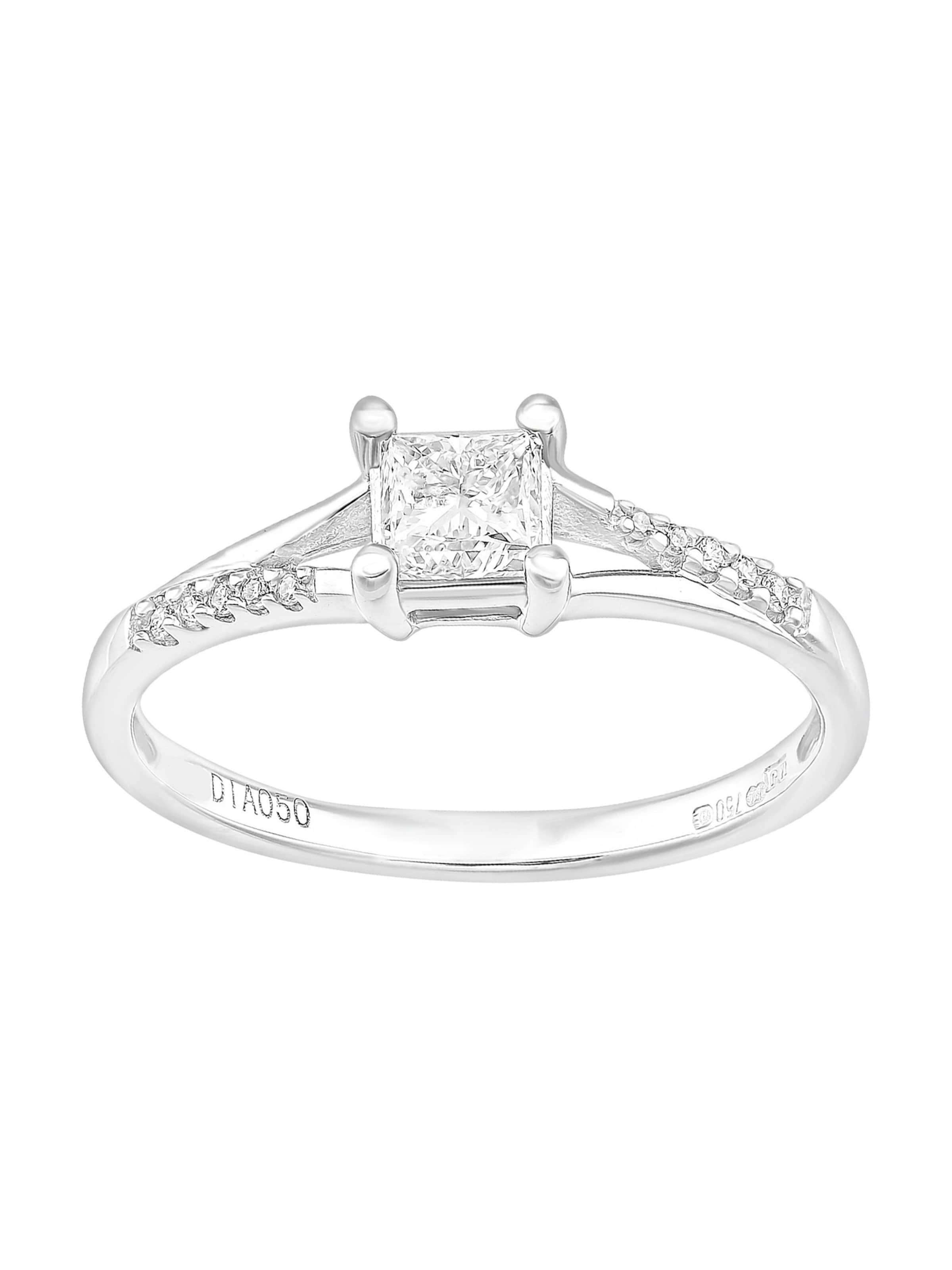 DIAMANT LETERNEL Ring in Silver: front