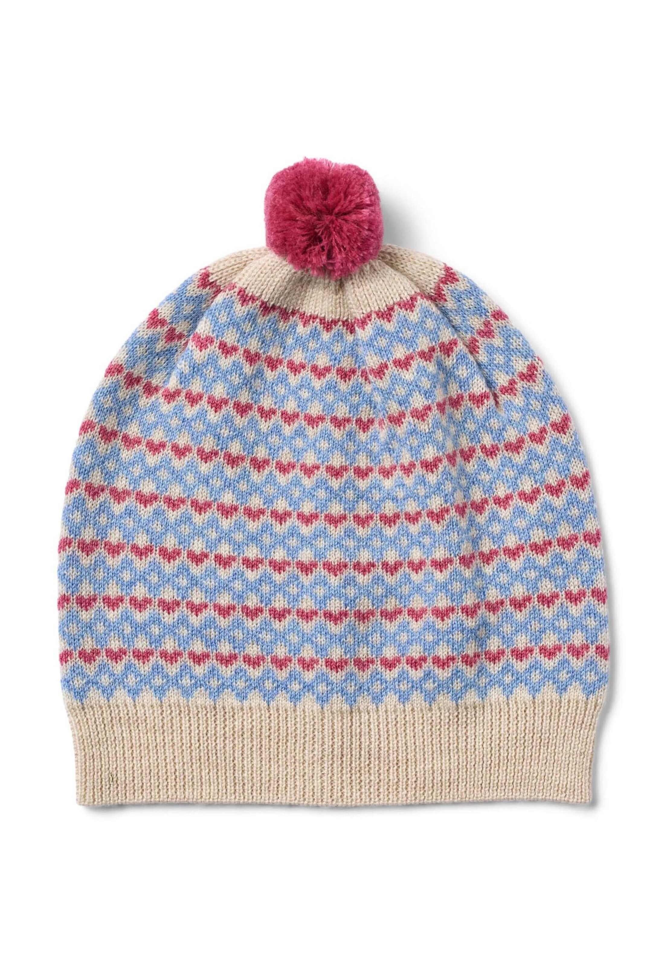 WHEAT Muts 'Doonia' in Blauw: voorkant