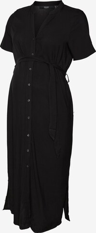 Vero Moda Maternity Shirt dress 'VICA' in Black: front