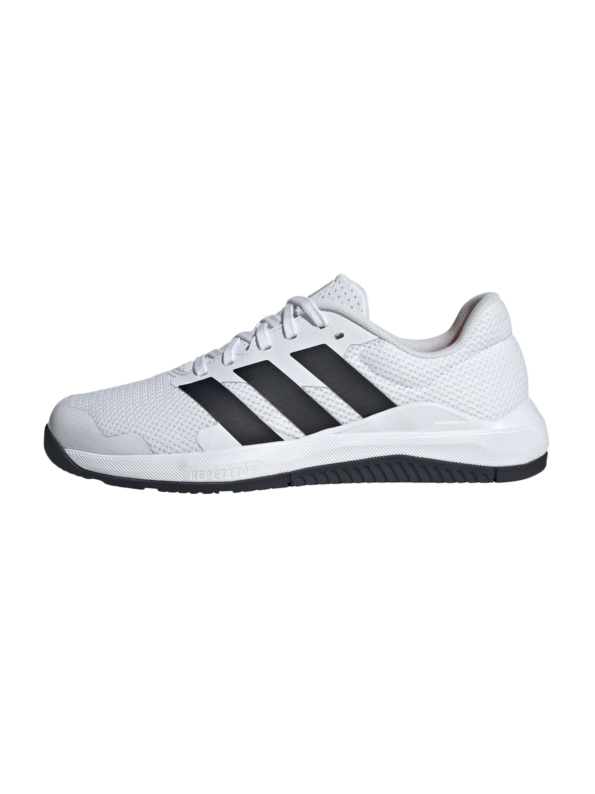 Chaussure de sport 'Dropset' ADIDAS PERFORMANCE en blanc : devant