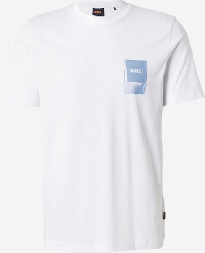 Marškinėliai 'Te_Plain' iš BOSS, spalva – šviesiai mėlyna / balta, Prekių apžvalga