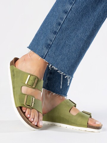 Bayton - Zapatos abiertos 'Atlas' en verde