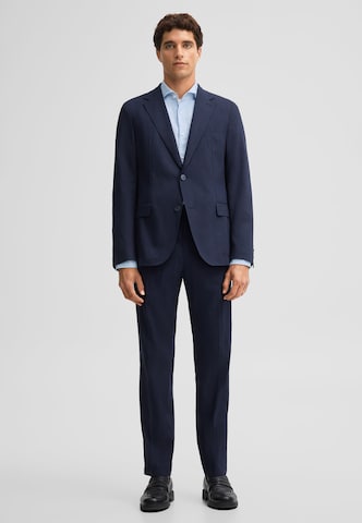 Regular Pantalon à plis 'Tomeo' STRELLSON en bleu