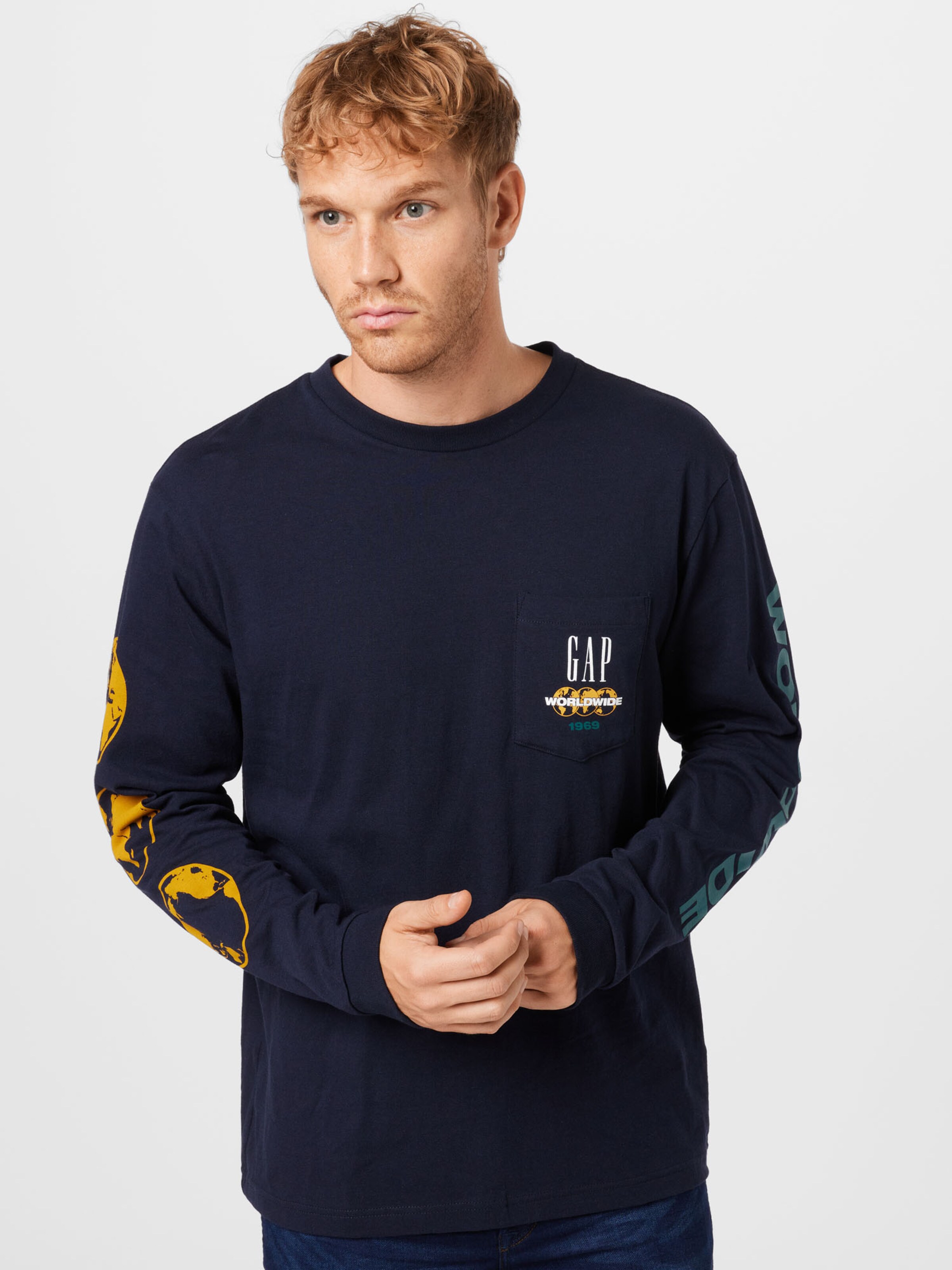 Männer Große Größen GAP Shirt in Navy - NL38280 Männer Große Größen GAP Shirt in Navy - NL38280