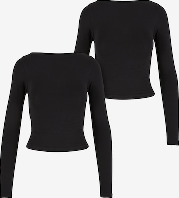 Maglietta di Urban Classics in nero: frontale