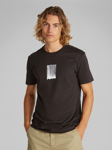 Calvin Klein Jeans - Camisa em preto: frente