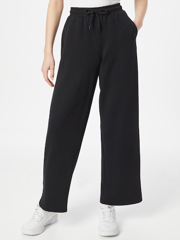 ONLY PLAY Wide leg Workout Pants in Black: front