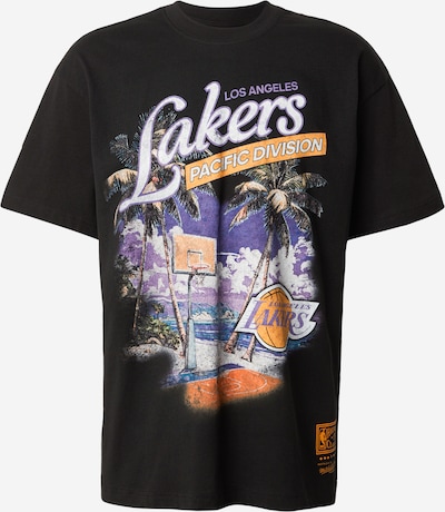 Mitchell & Ness Paita 'NBA PARADISO LOS ANGELES LAKERS' värissä lila / oranssi / musta / offwhite, Tuotenäkymä