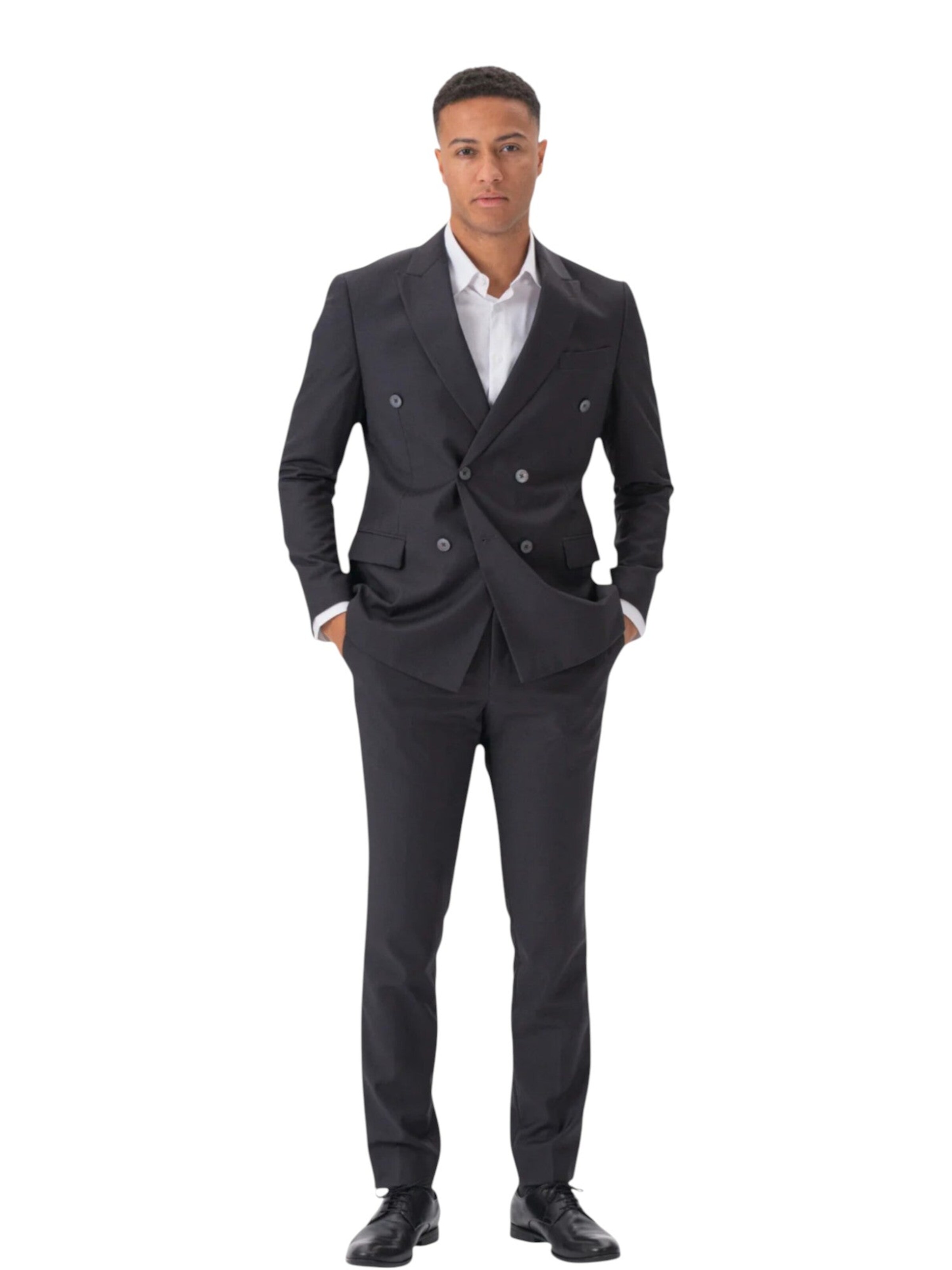 TEESHOPPEN Regular fit Business Blazer in Grey