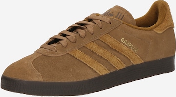 ADIDAS ORIGINALSNiske tenisice 'GAZELLE' - smeđa boja: prednji dio