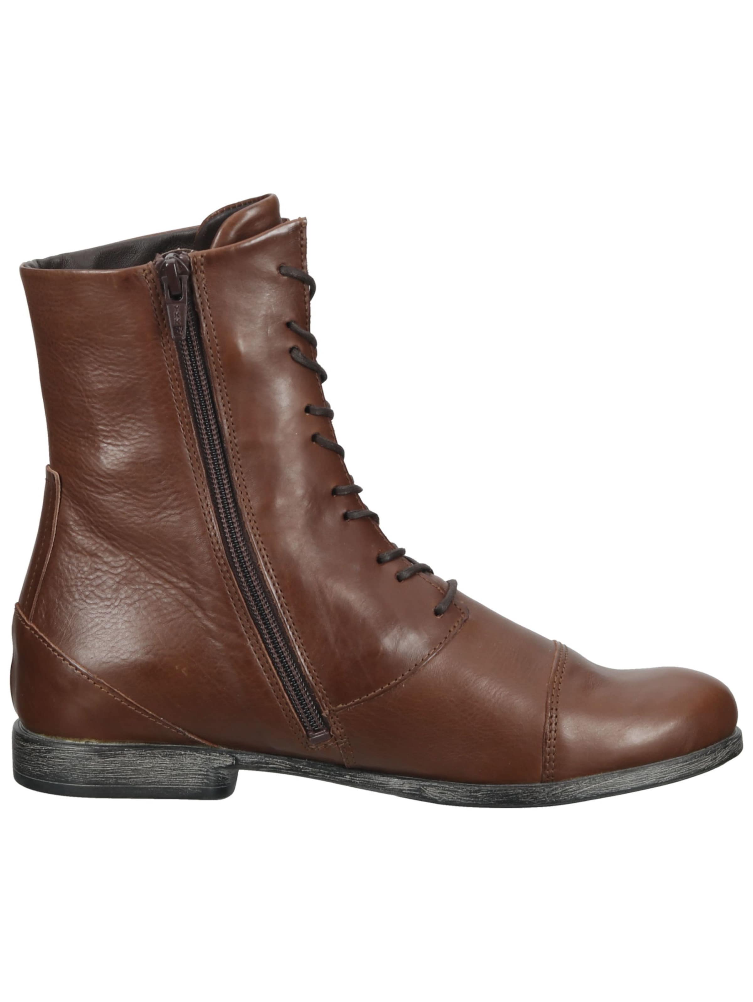 Bottines à lacets THINK! en marron