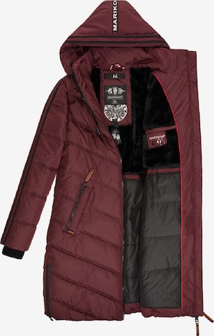 MARIKOO Winter Coat 'Armasa' in Red