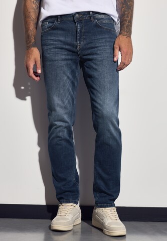 Street One MEN Regular Jeans in Blau: Vorderseite