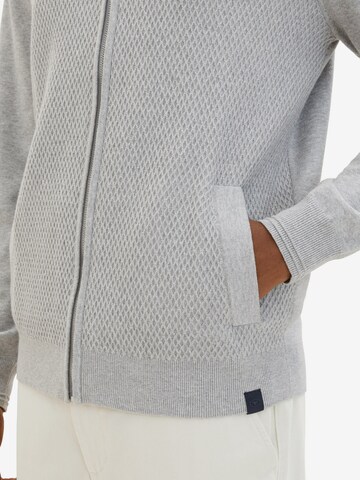 TOM TAILOR Strickjacke in Grau