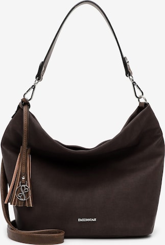Emily & Noah Shoulder Bag 'Elke' in Brown: front