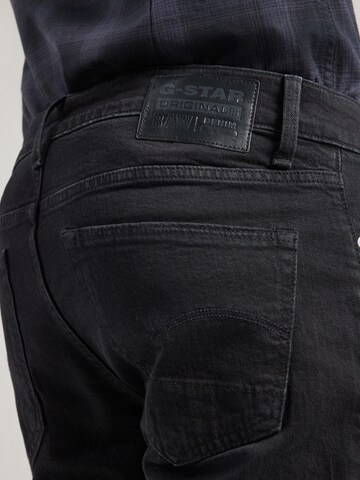 Tapered Jeans '3301' di G-STAR in nero