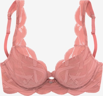 NUANCE Push-up BH in Roze: voorkant