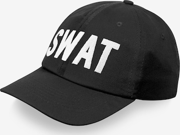 normani Sportcap in Schwarz: predná strana