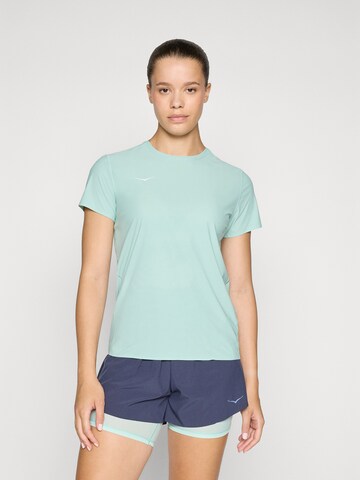 HOKA Funktionsbluse 'AIROLITE' i grøn: forside