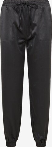 RISA Tapered Pants in Black: front