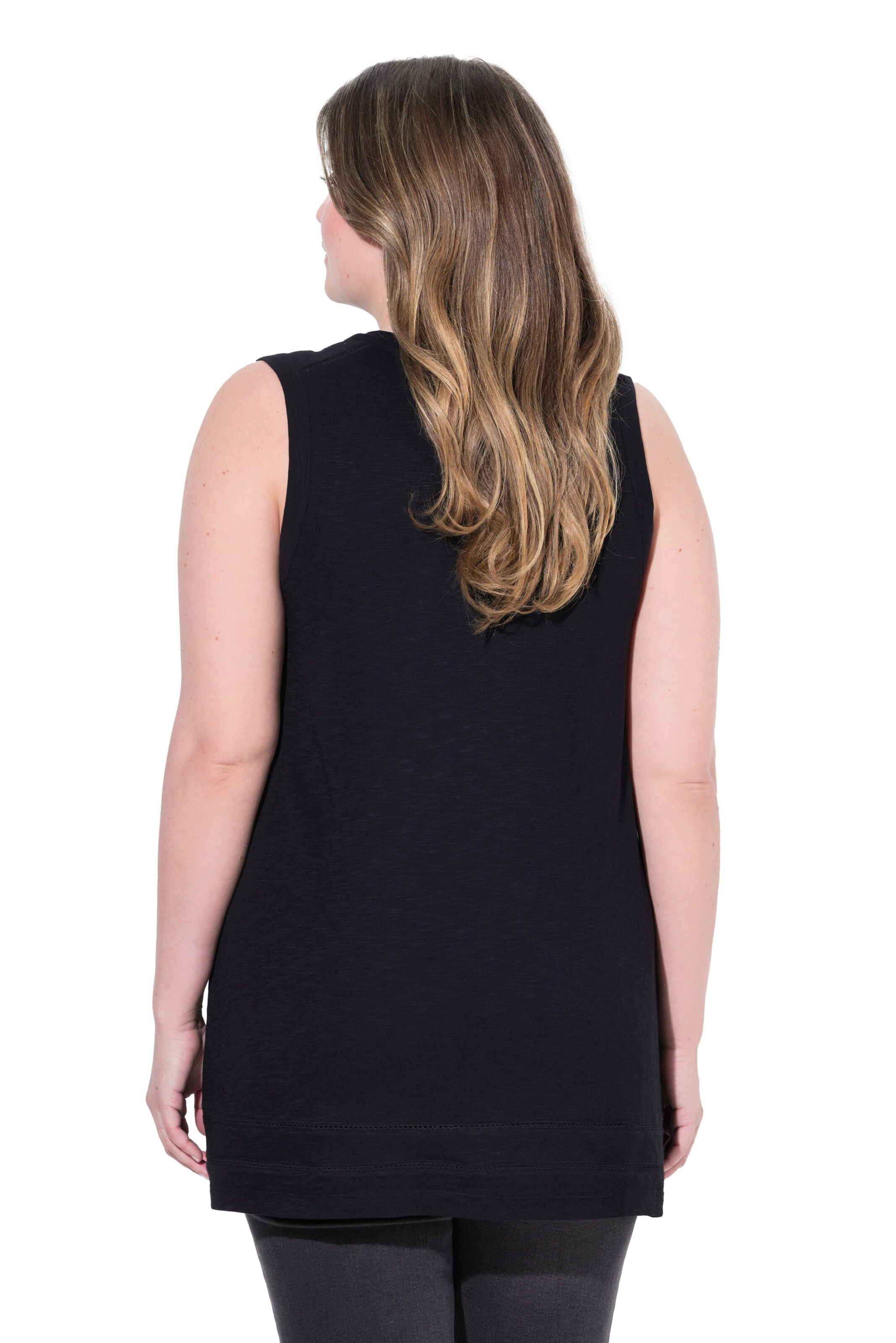 MIAMODA Knitted top in Black