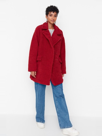 Trendyol Демисезонное пальто в Красный