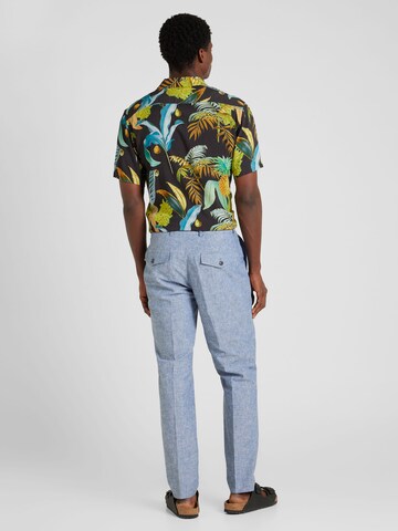 SELECTED Slim fit Trousers with creases 'MYLODAN' in Blue