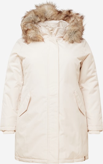 ONLY Curve Winter parka 'NEW KATY' in Cream, Item view