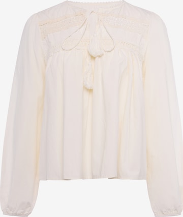 IZIA - Blusa em bege: frente