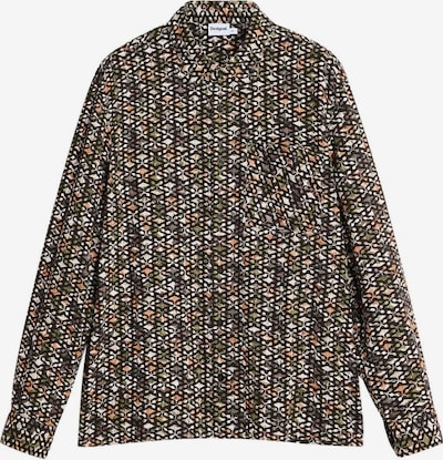 Desigual Košulja u kaki / svijetlonarančasta / crna, Pregled proizvoda