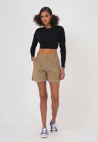FRESHLIONS Regular Trousers 'Isabella' in Brown