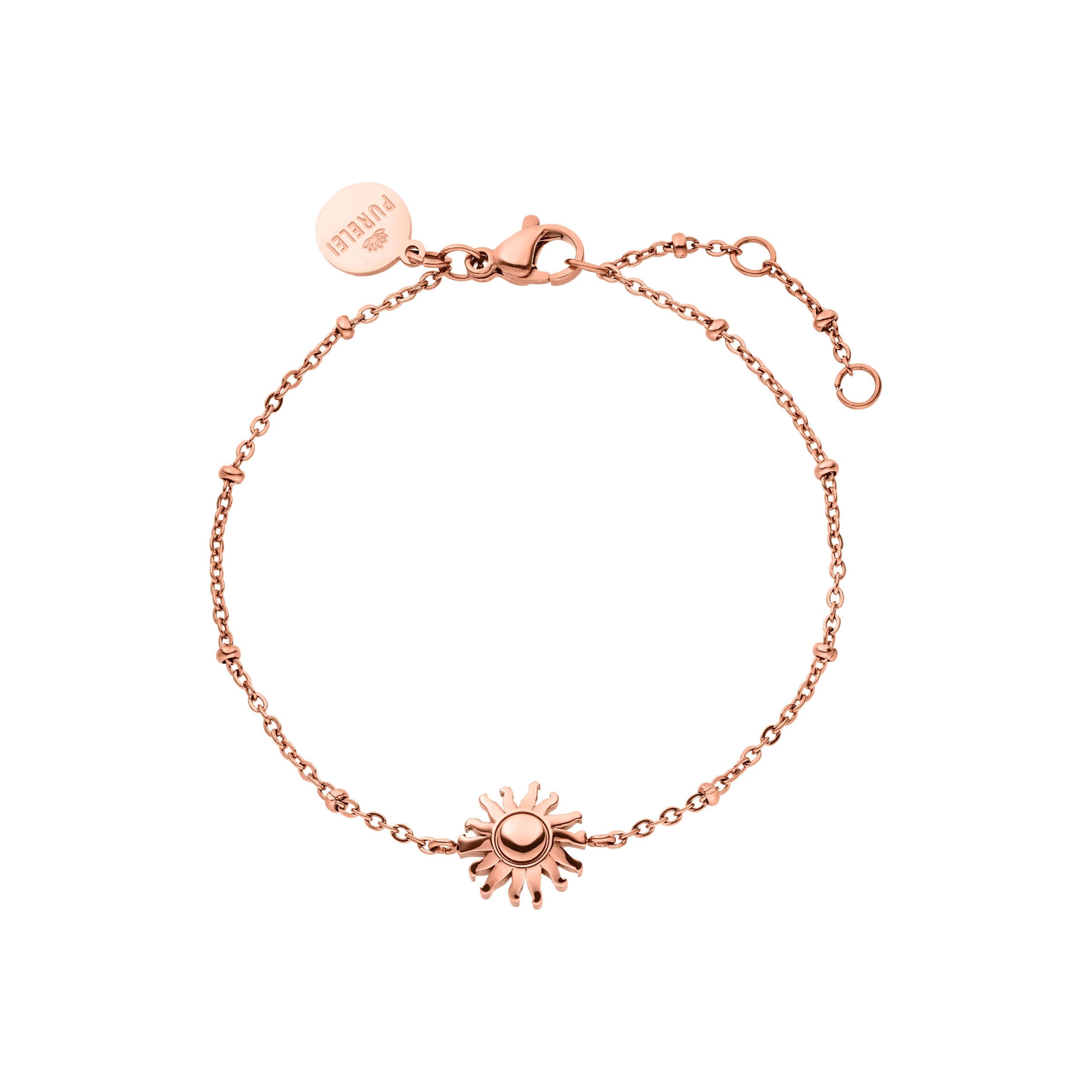 PURELEI Armband 'Sun' in Gold: Vorderseite