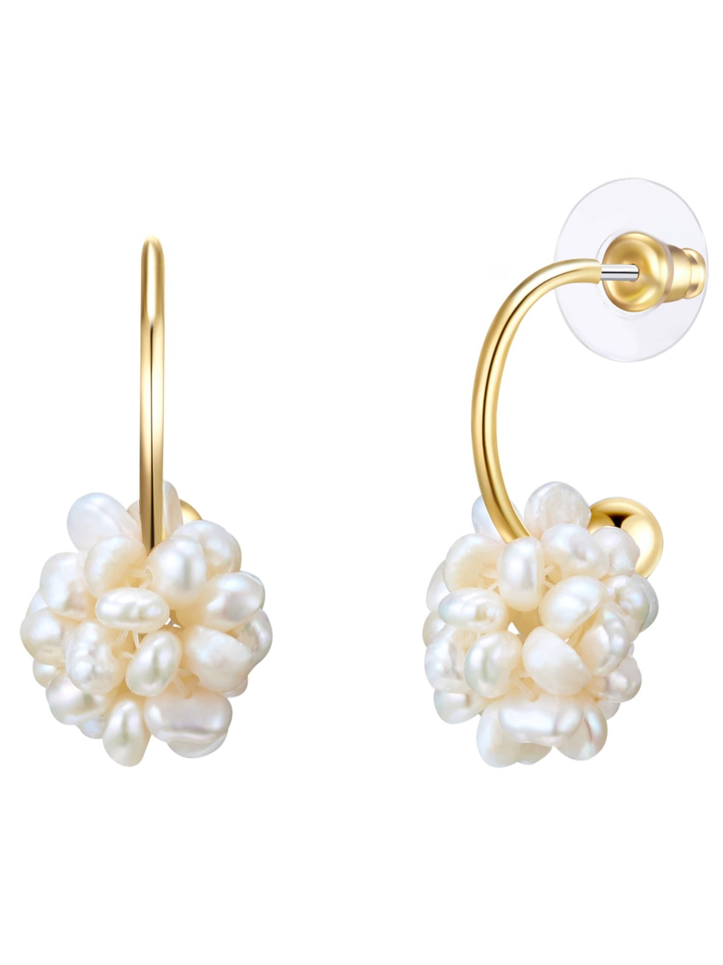 Lulu & Jane Earrings in Gold: front