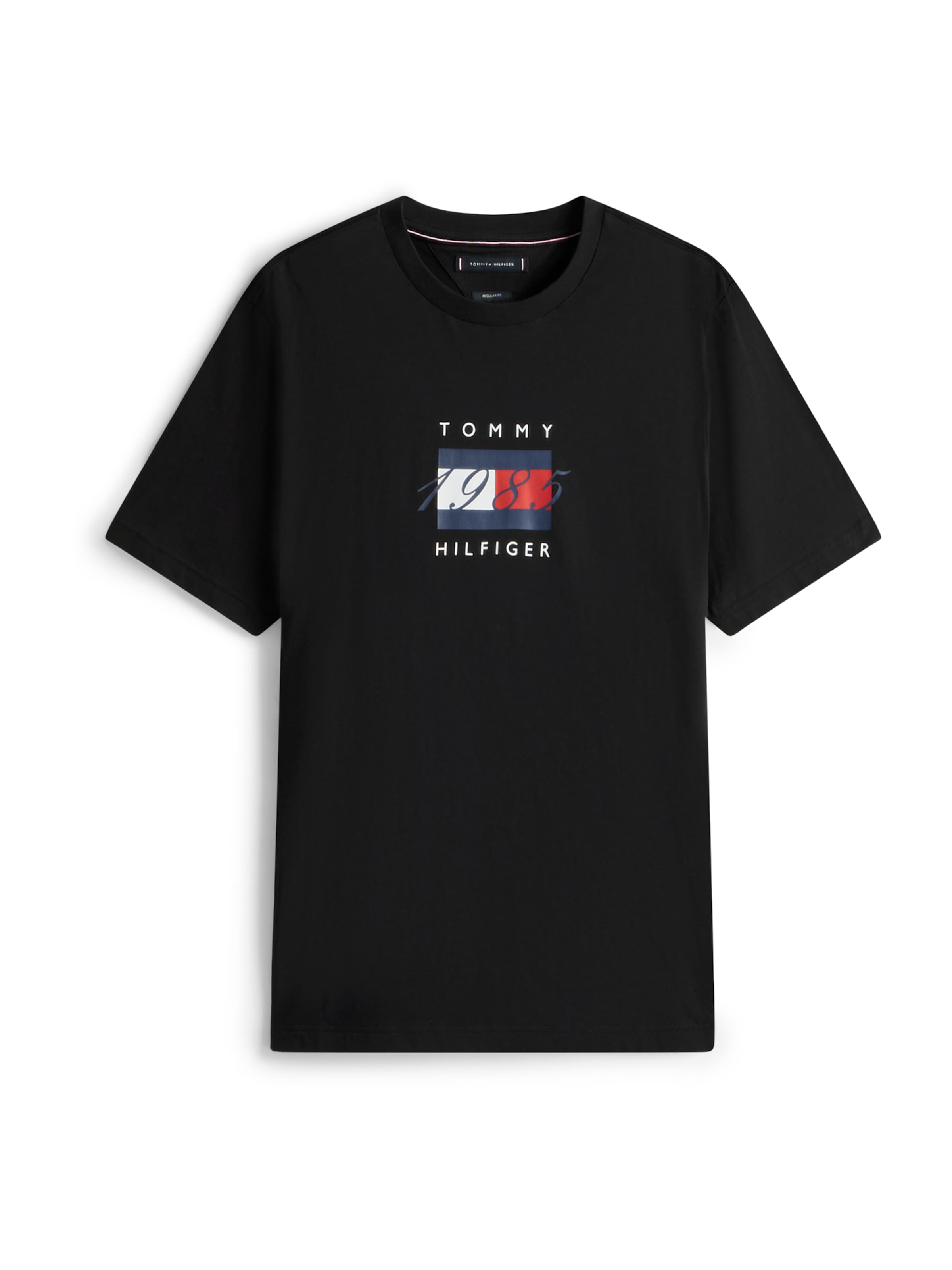 TOMMY HILFIGER Särk, värv must: eest vaates