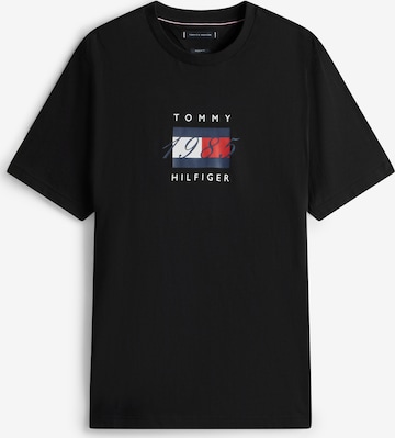 Maglietta di TOMMY HILFIGER in nero: frontale